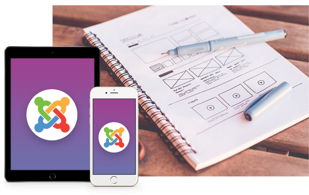 mockup agence création et refonte site joomla