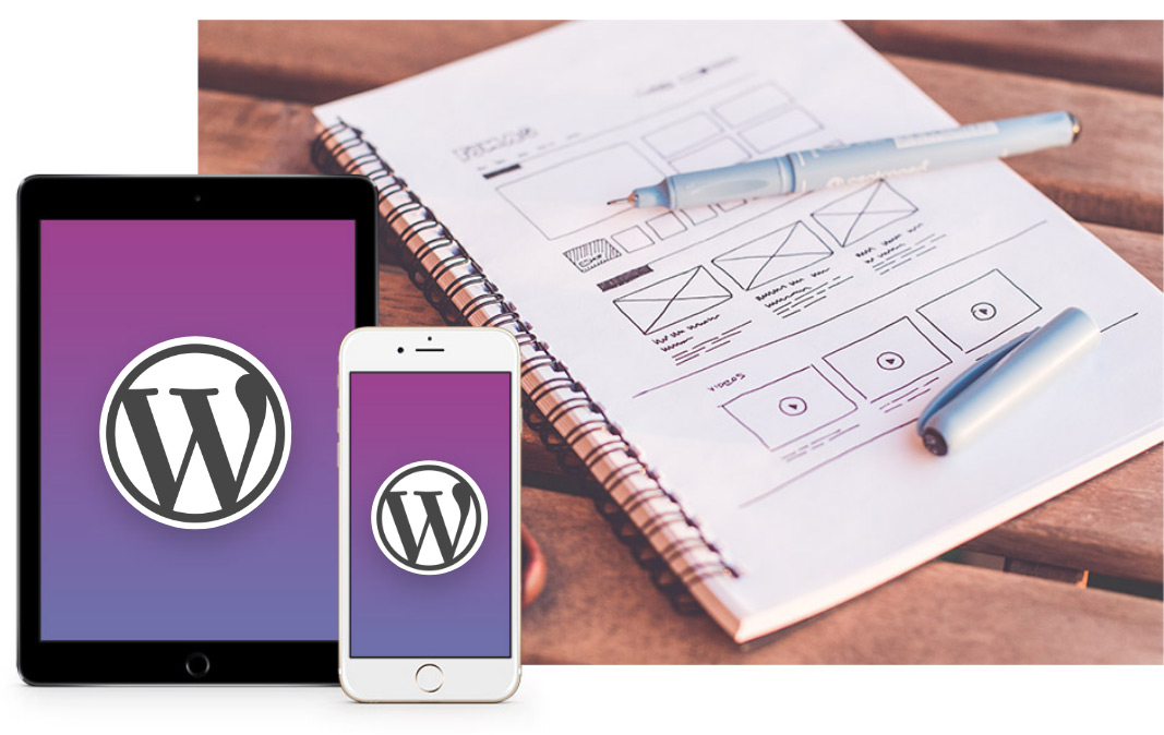 Mockup agence création et refonte site WordPress
