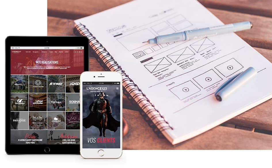 mockup création et refonte site ecommerce